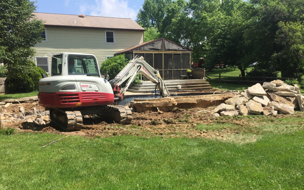 in ground pool removal