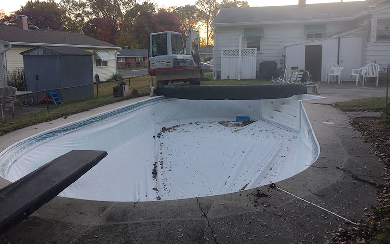 cost of removing inground pool